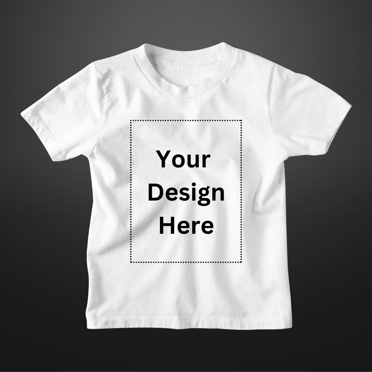 Custom T Shirt for Kids in White