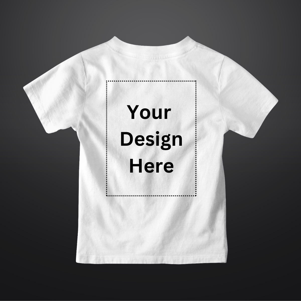 Custom T Shirt for Kids in White