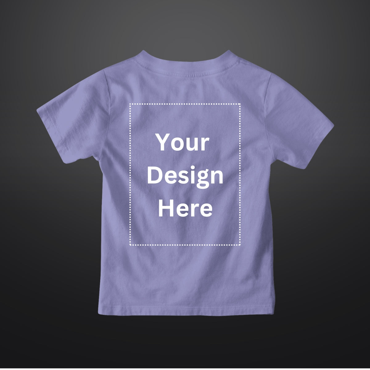 Custom T Shirt for Kids in Violet