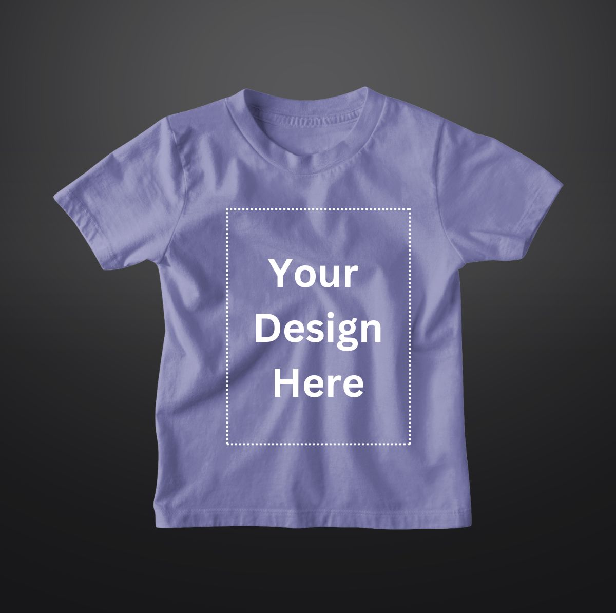Custom T Shirt for Kids in Violet