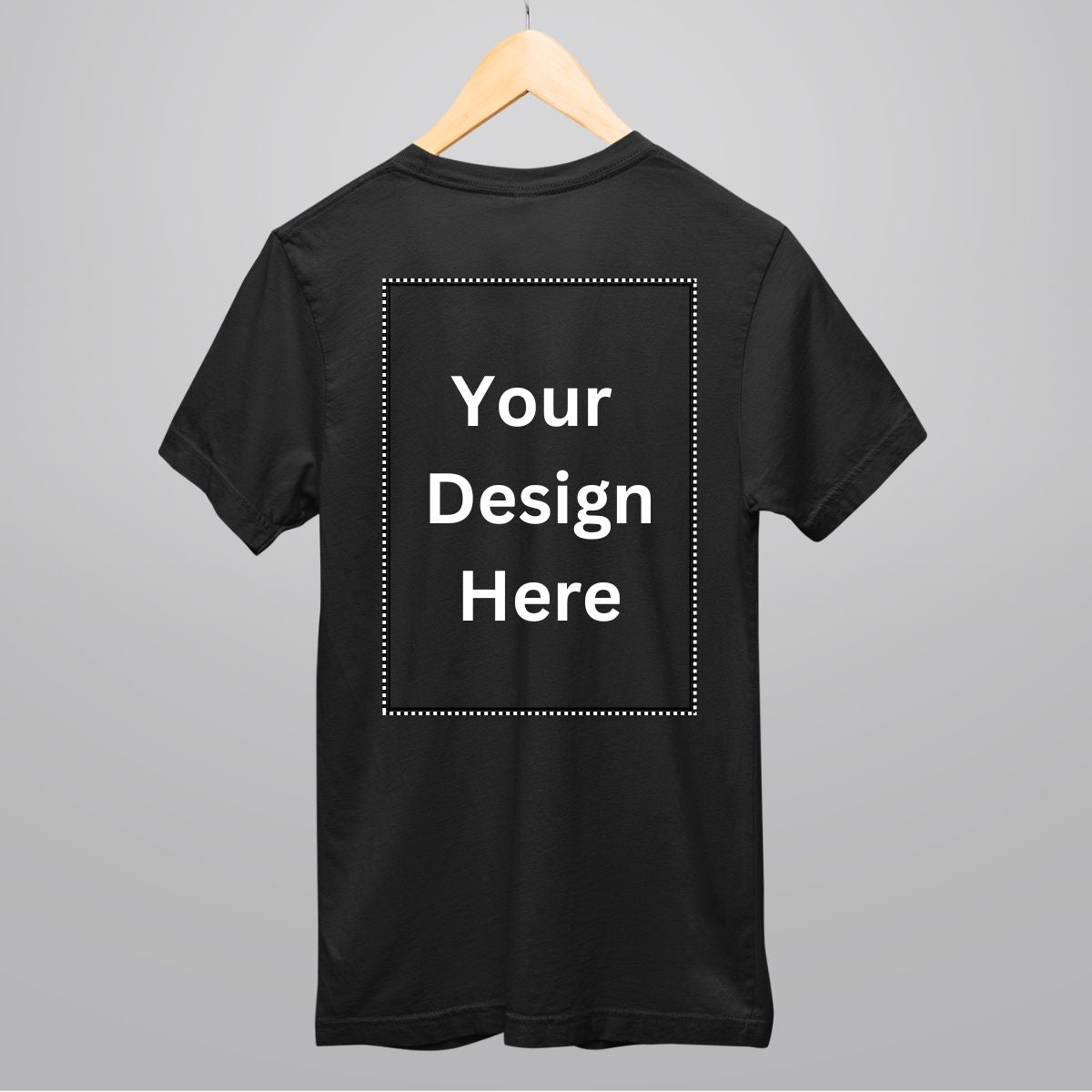 Custom T Shirt for Men in Black