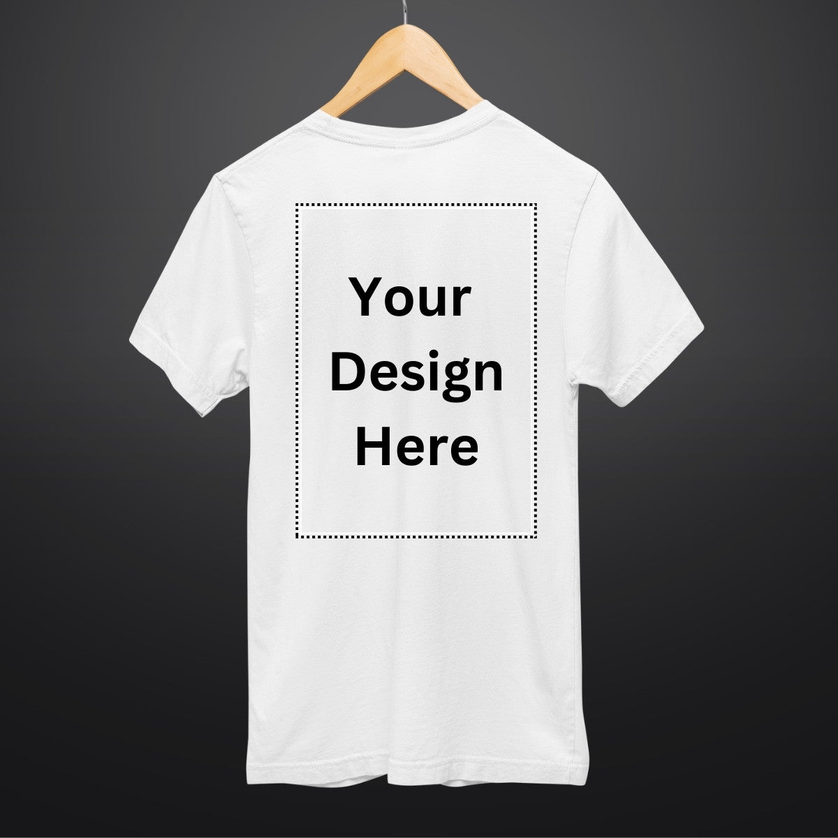 Custom T Shirt for Men in White