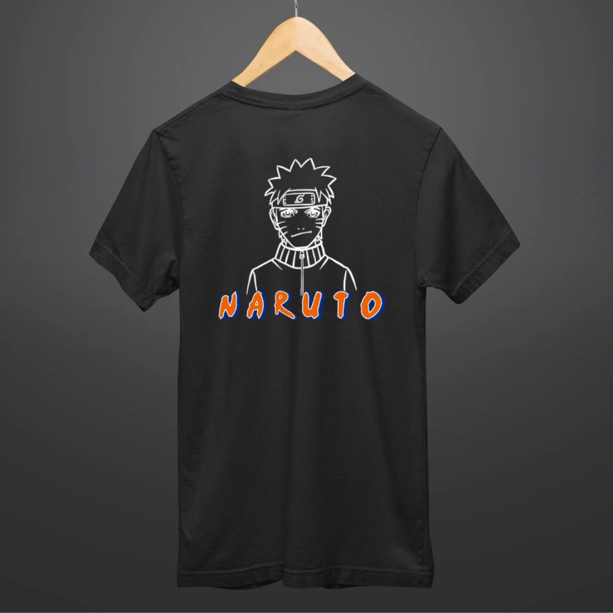 Naruto T Shirt for Men in Black