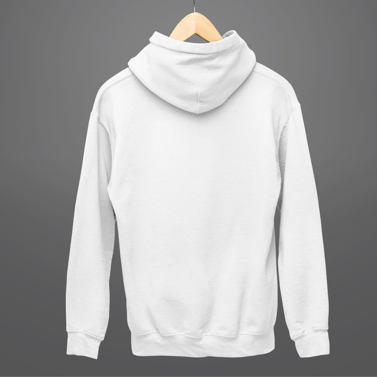 Custom Hoodie for Men in White
