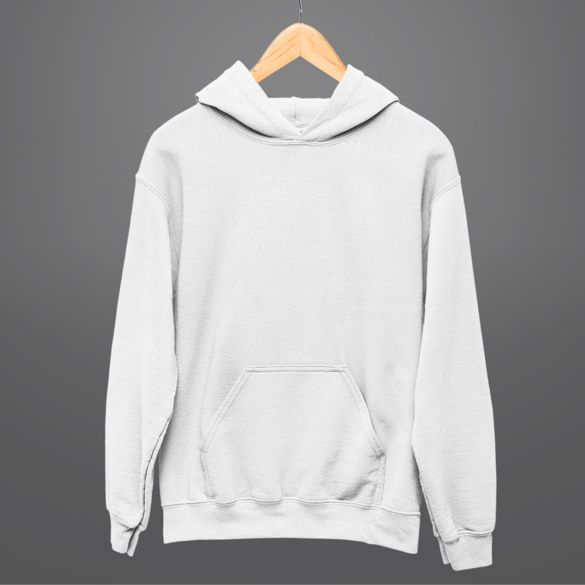 Custom Hoodie for Men in White