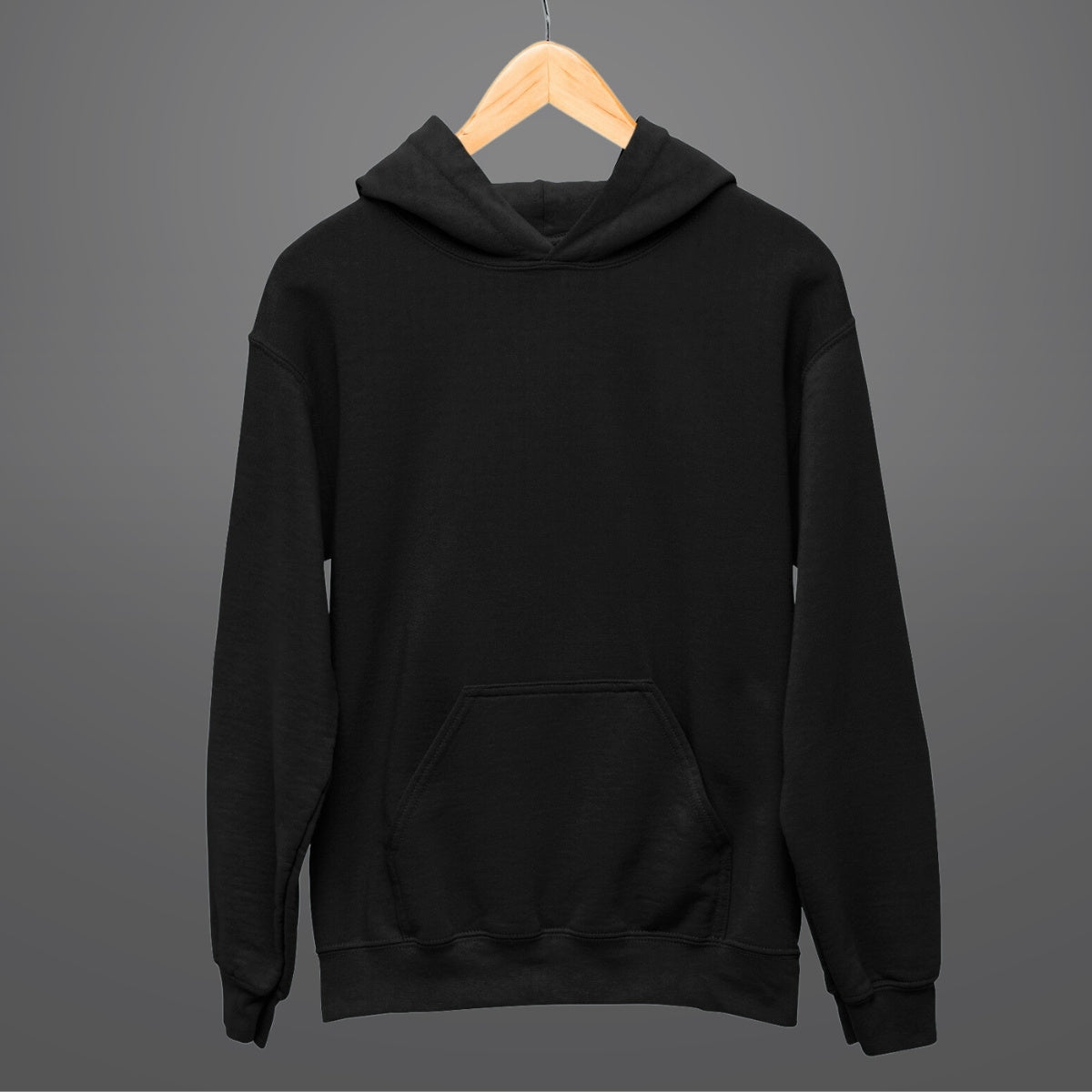 Custom Hoodie for Men in Black