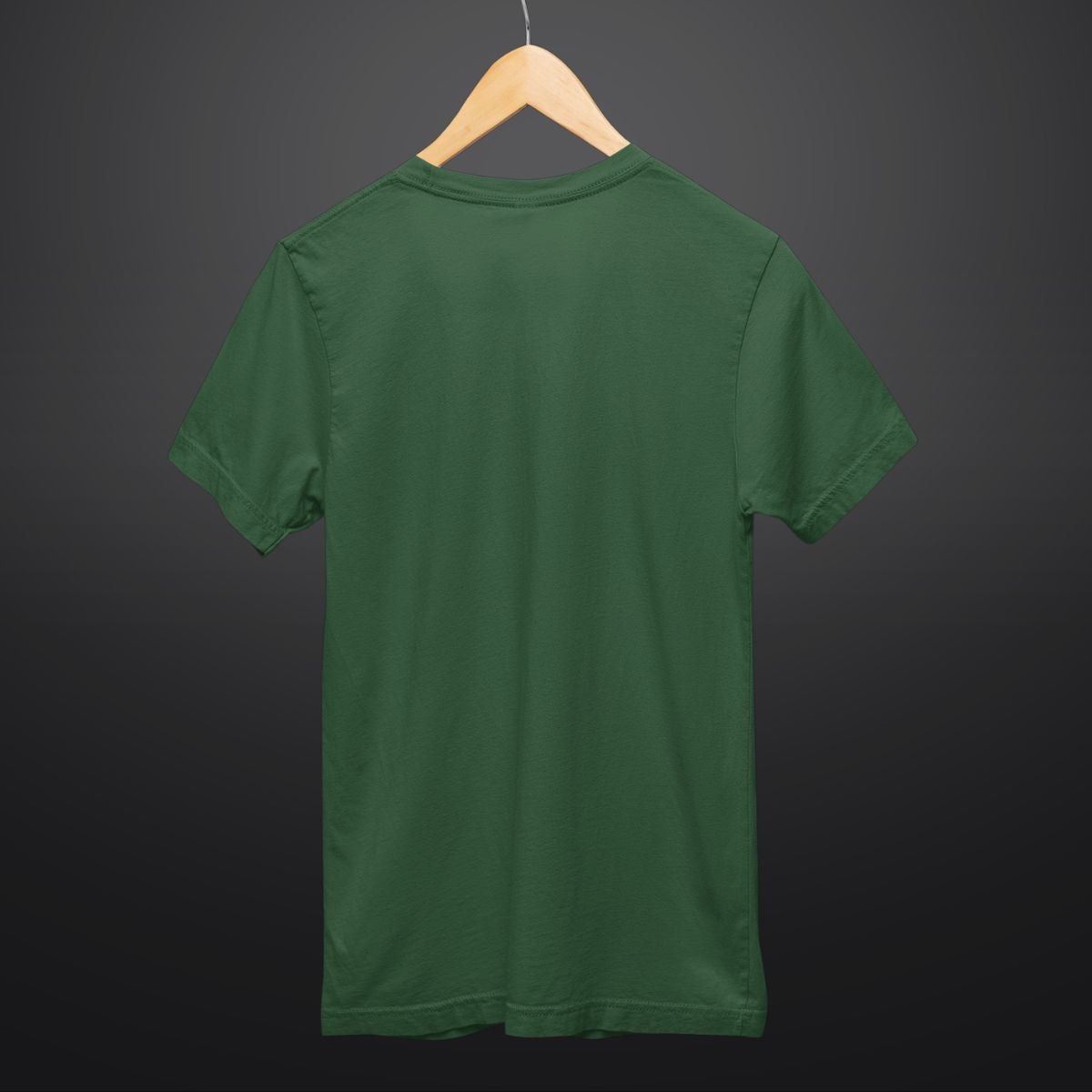 Retro Vibes T Shirt for Men in Green