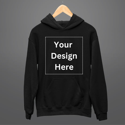 Custom Hoodie for Men in Black