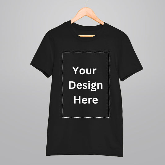Custom T Shirt for Men in Black