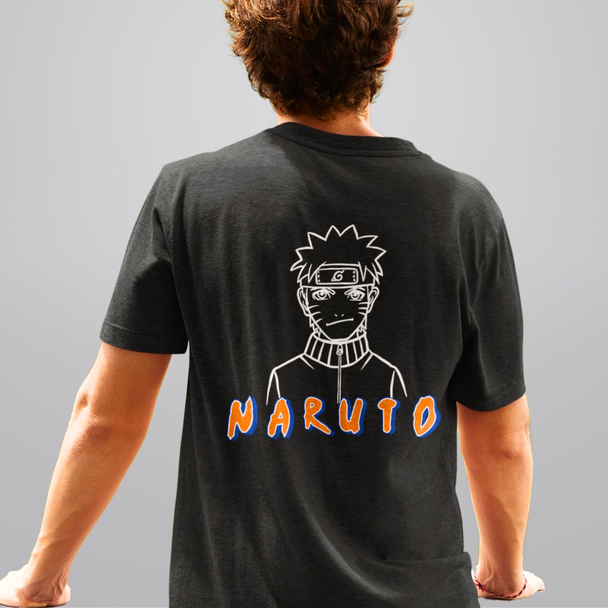 Naruto T Shirt for Men in Black