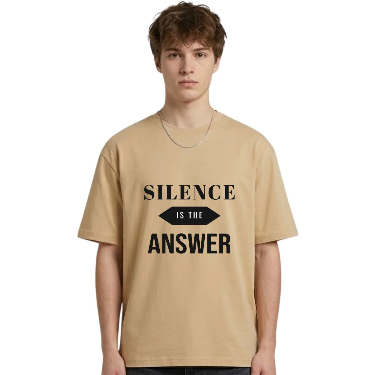 unisex-relaxed-beige - Lifestyle Front