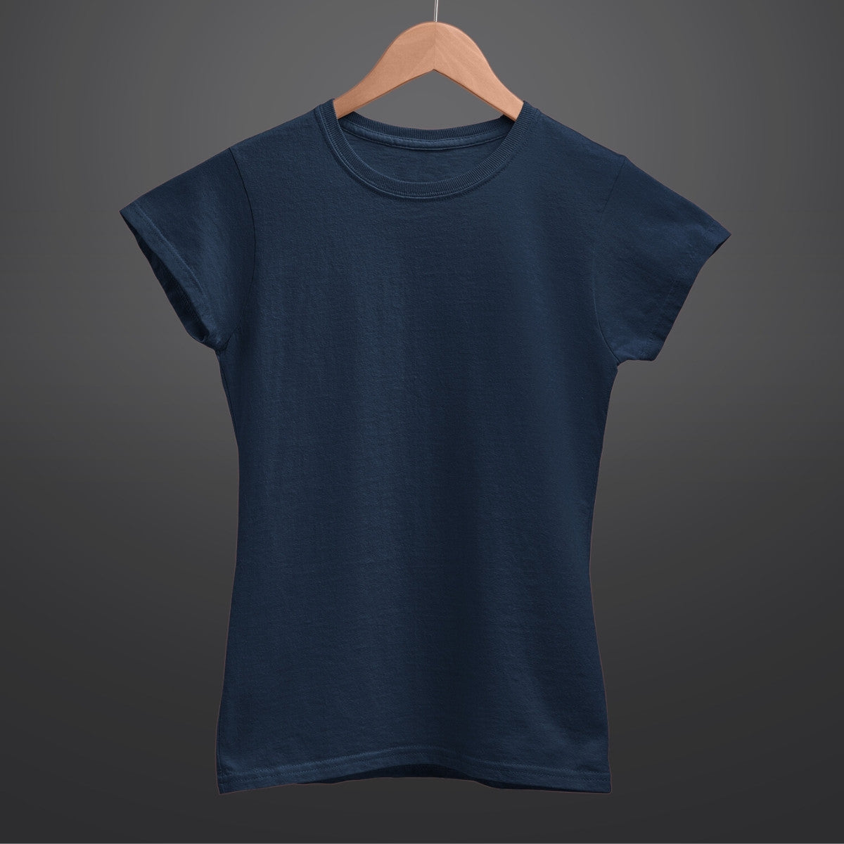 Custom T Shirt for Women in Navy
